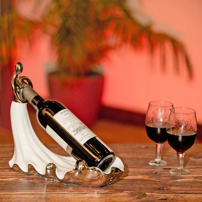 Elegant Lady Ceramic Wine Holder