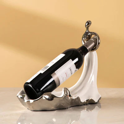 Elegant Lady Ceramic Wine Holder